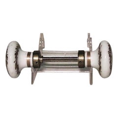 Pair of French Empire Style Porcelain Door Handles