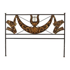 Italian Neo-Classic Style Tole King Bed