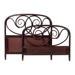 Bentwood Mahogany Twin Bed