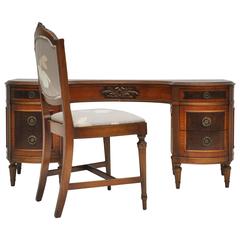 Louis the xvi Inspired Vanity and Chair