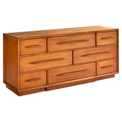 T.H. Robsjohn-Gibbings, commode, noyer, États-Unis, années 1950