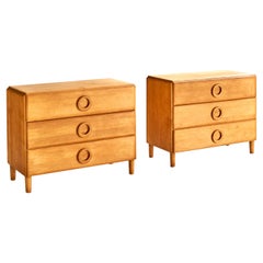 Vintage Russel Wright, Chests of Drawers, Maple, USA, 1950s