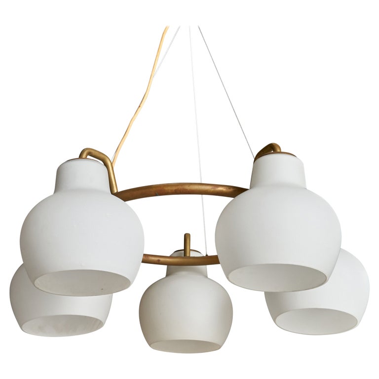 Vilhelm Lauritzen chandelier, 1950s