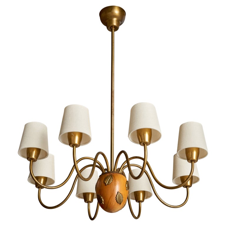 Hans Bergström Chandelier, 1940s, offered by PRB Collection