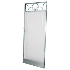 Grande porte vitrée antique Art Deco