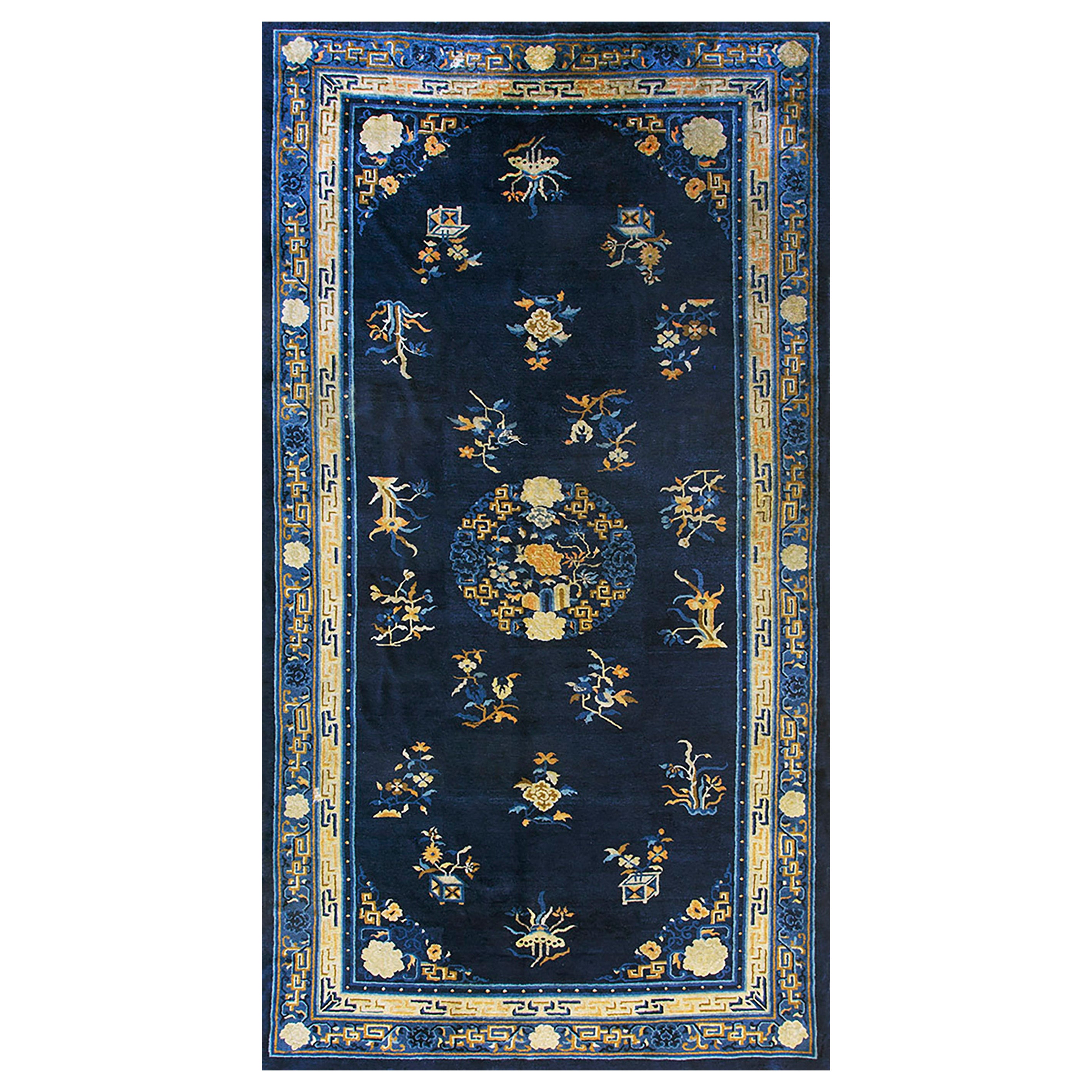19th Century Chinese Peking Gallery Carpet