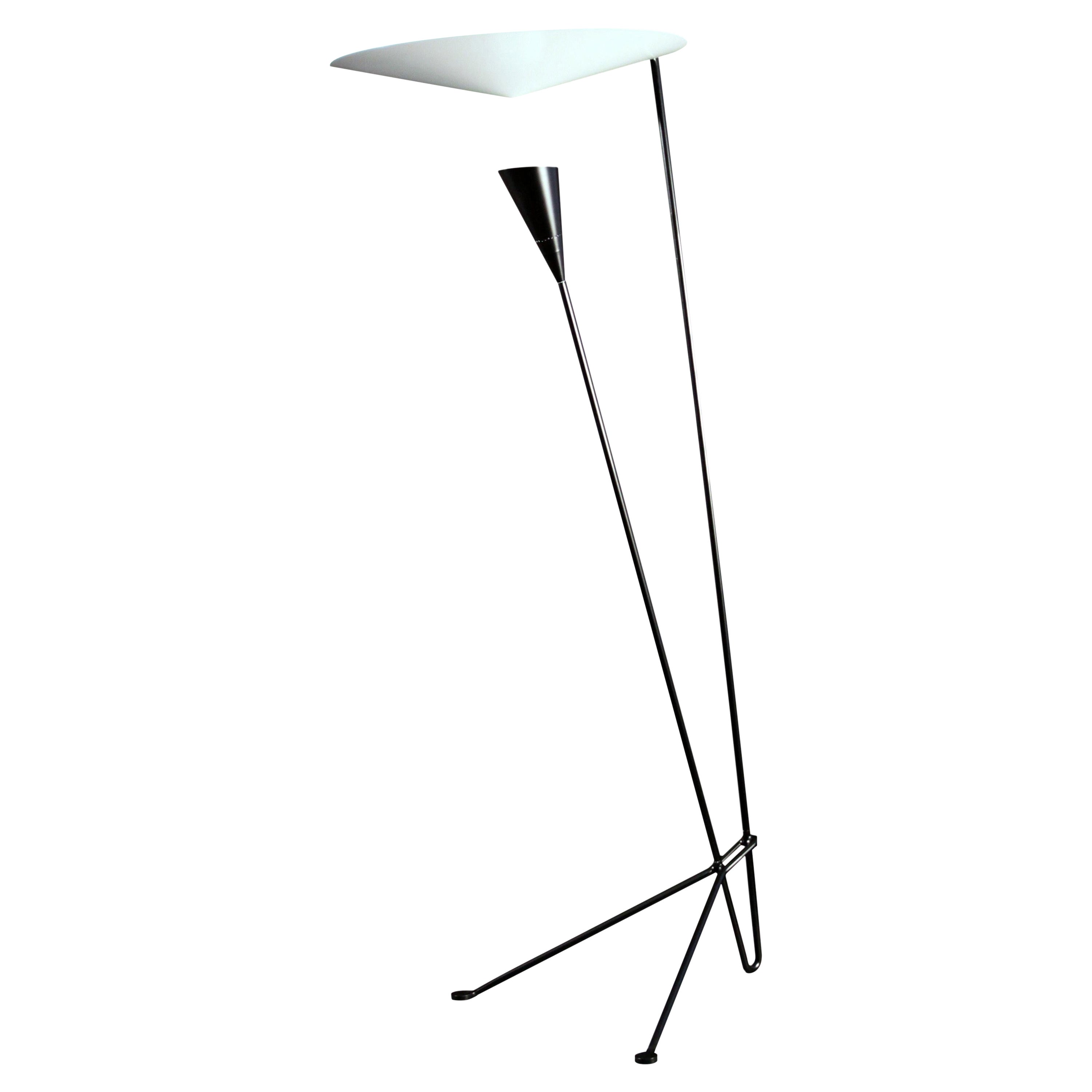 Michel Buffet - Lámpara de pie negra B211 - ¡EN STOCK!