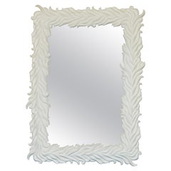 Plaster and Polyester Framed Mirror Designed by Marc Bankowsky
