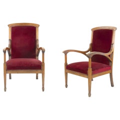 Pair of Midcentury Armchairs, Italy Mid-20th Century