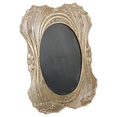 Art Nouveau 5”x 7” Brass Photo Frame