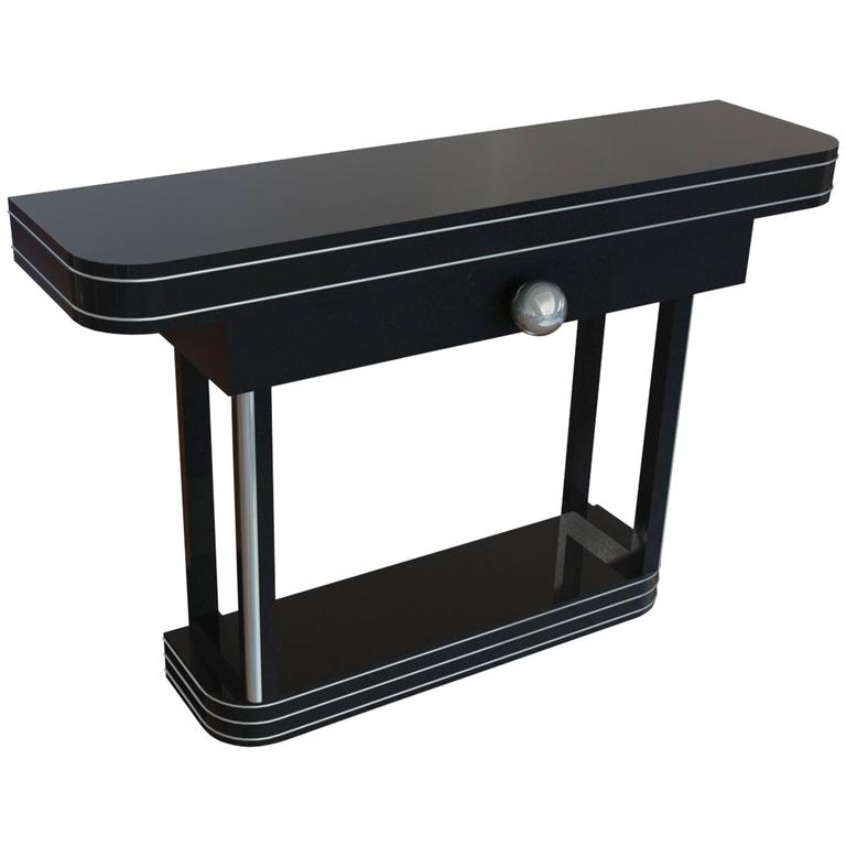 Plain Art Deco Drawer Console For Sale at 1stdibs