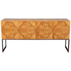 Milo Baughman Burl Credenza for Thayer Coggin