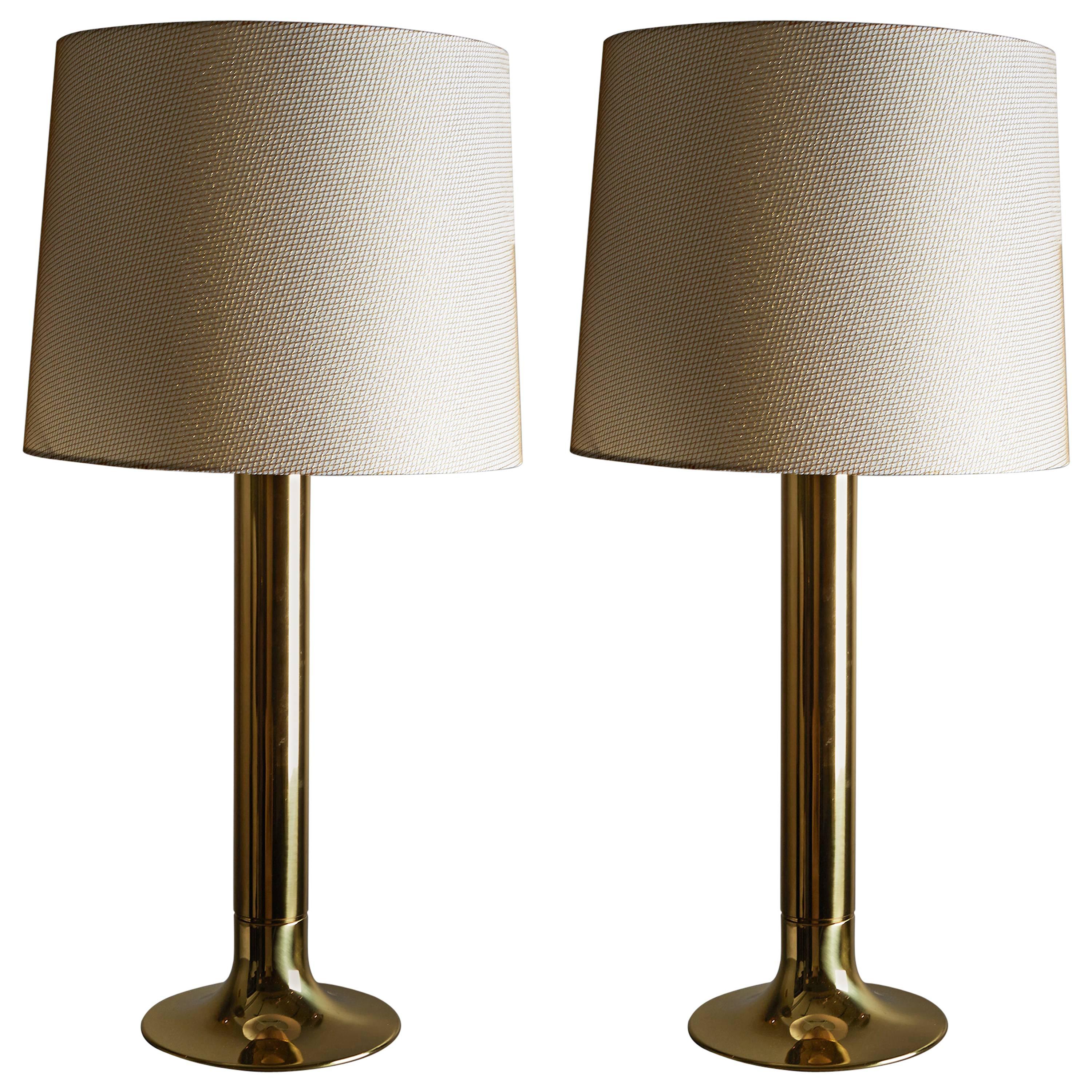 Pair of Table Lamps, by Hans-Agne Jakobsson, circa 1970