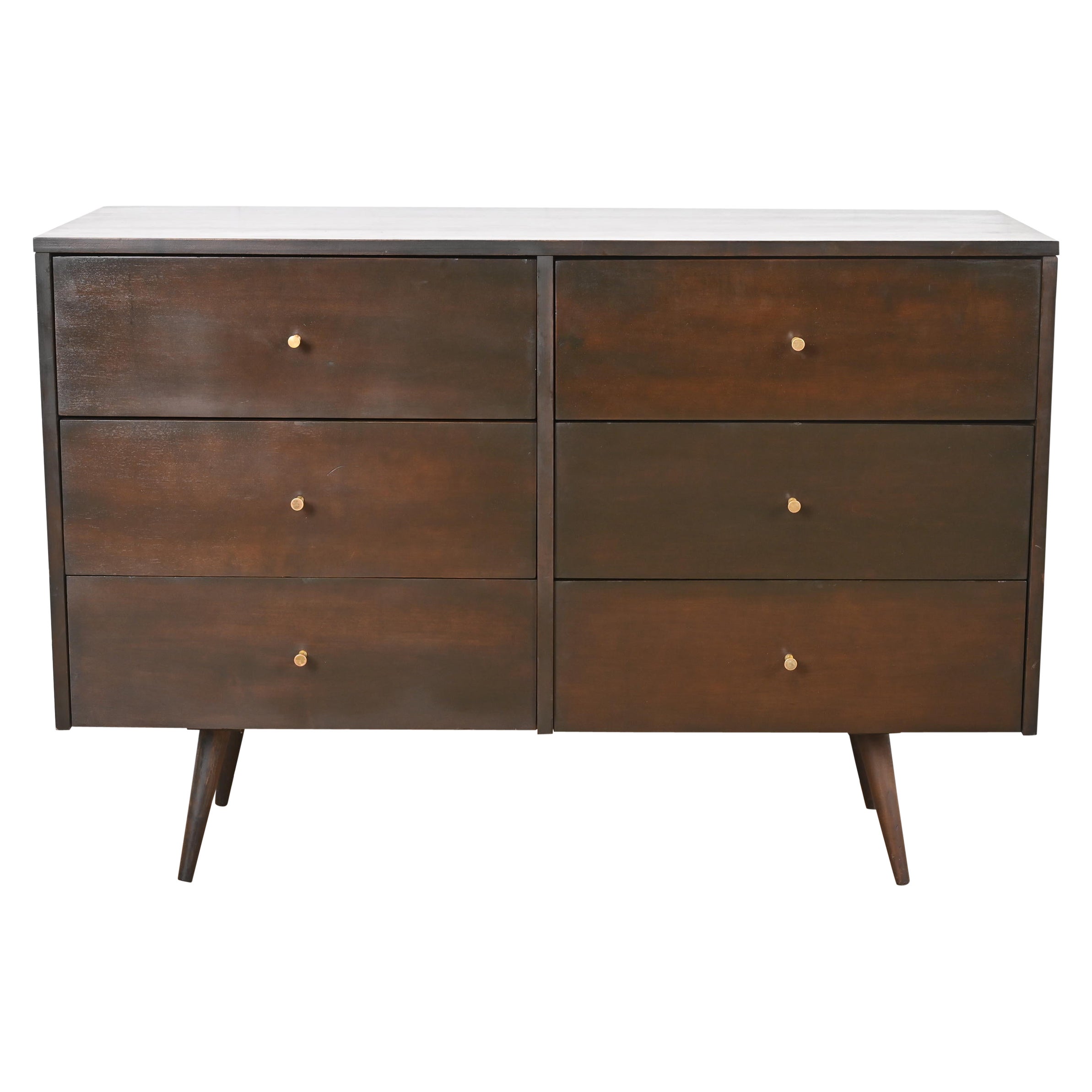 Commode à six tiroirs en bouleau, Paul McCobb Planner Group, Mid-Century Modern, années 1950