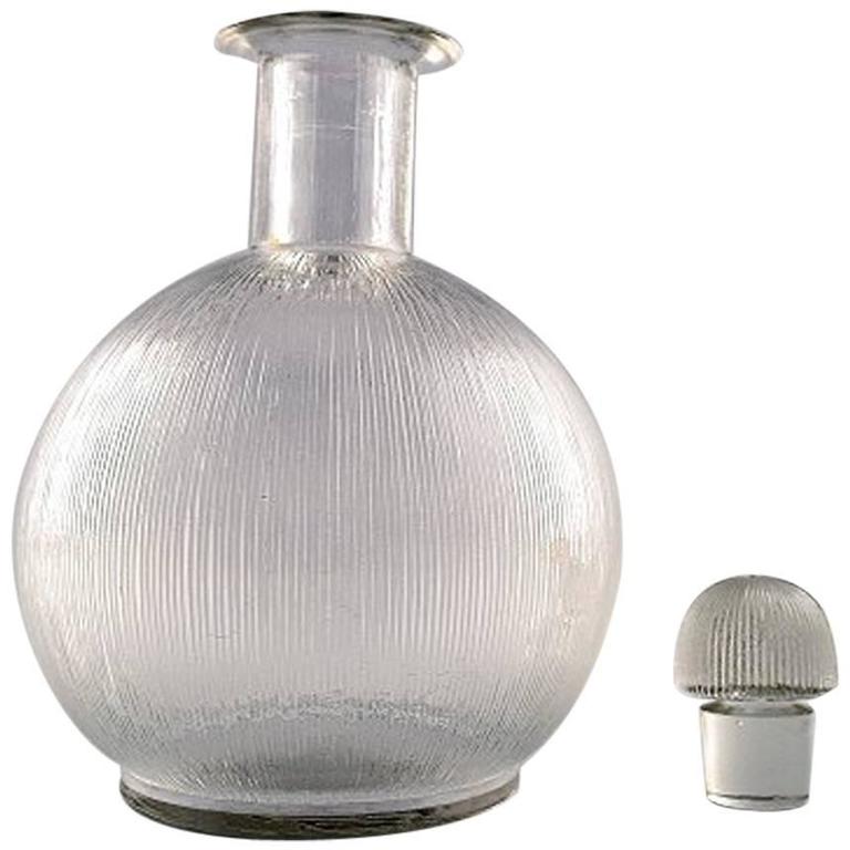 Early and Rare Art Deco Lalique Decanter at 1stDibs