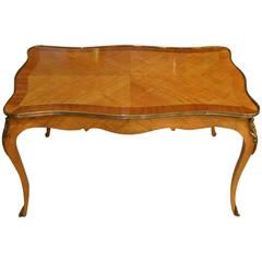 Kingwood & Ormolu Mounted French Antique Coffee Table