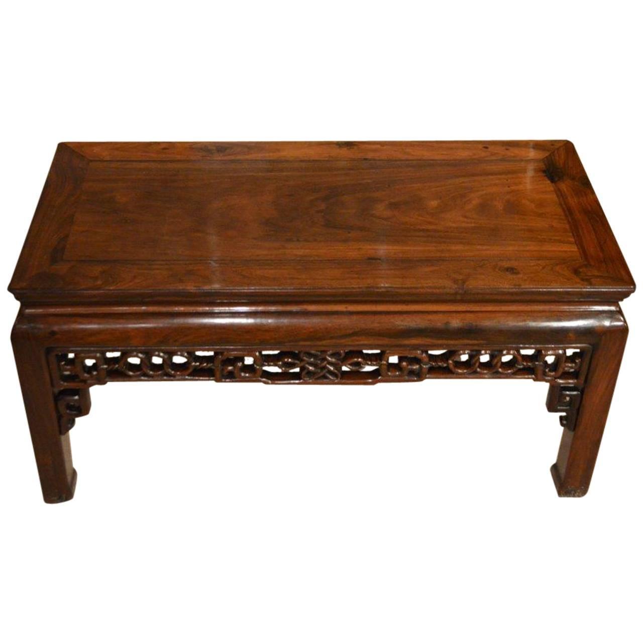Hongmu Hardwood Chinese Kang Coffee Table at 1stdibs