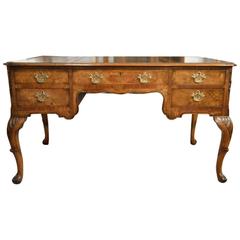 Antique Burr Walnut Writing Table by Maple & Co of London