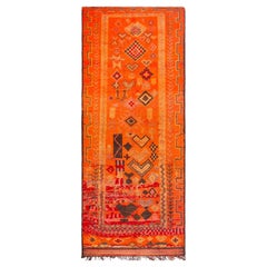 Marokkanischer Vintage-Teppich in Galeriegröße 5' x 12', Berber Design