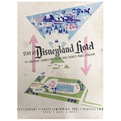 1969 Disneyland Hotel Original Vintage Poster