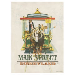 1969 Disneyland - Main Street Original Vintage Poster