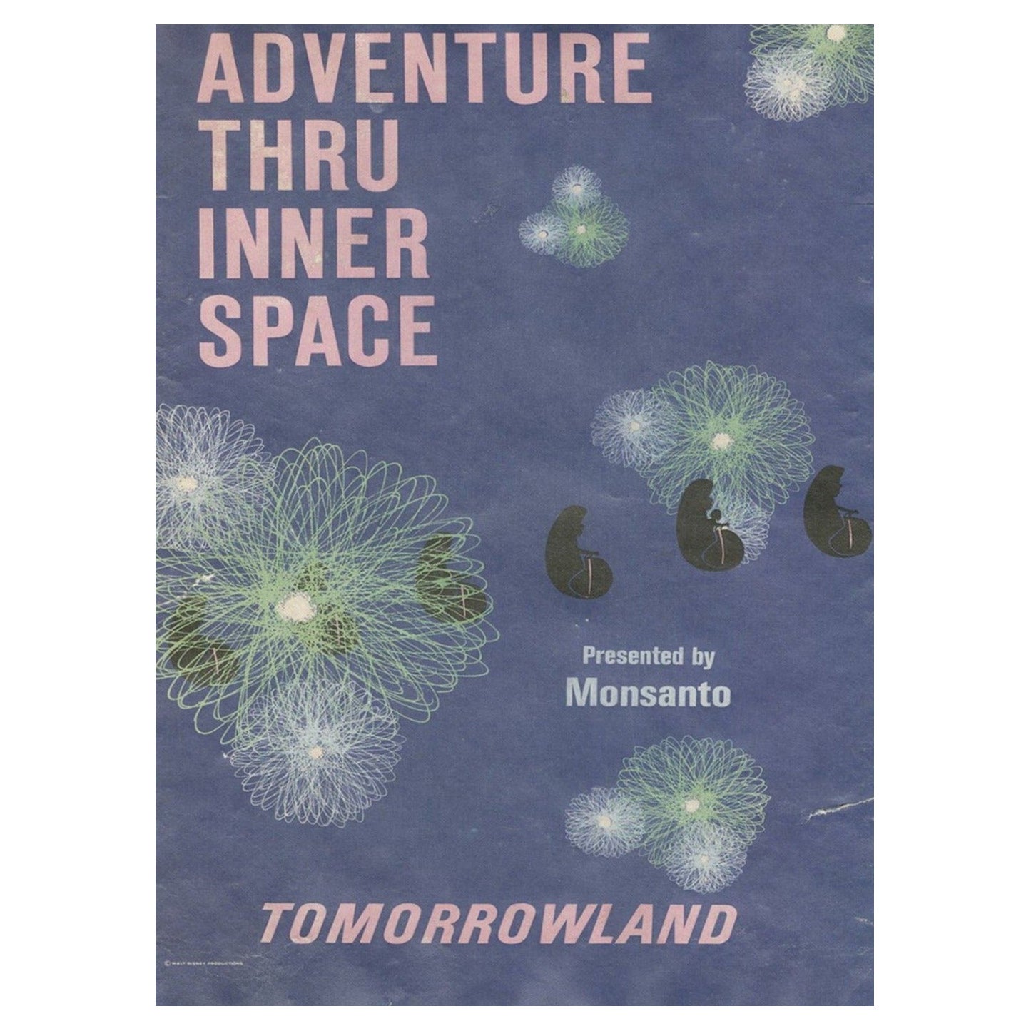 1969 Disneyland - Adventure Thru Inner Space Original Vintage Poster For Sale