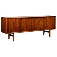Henry Kjærnulf large Sideboard in rosewood for Bruno Hansen, Denmark 1960s