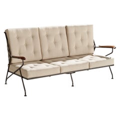 Maurizio Tempestini, Sofa, Iron, Maple, Fabric, USA, 1950s