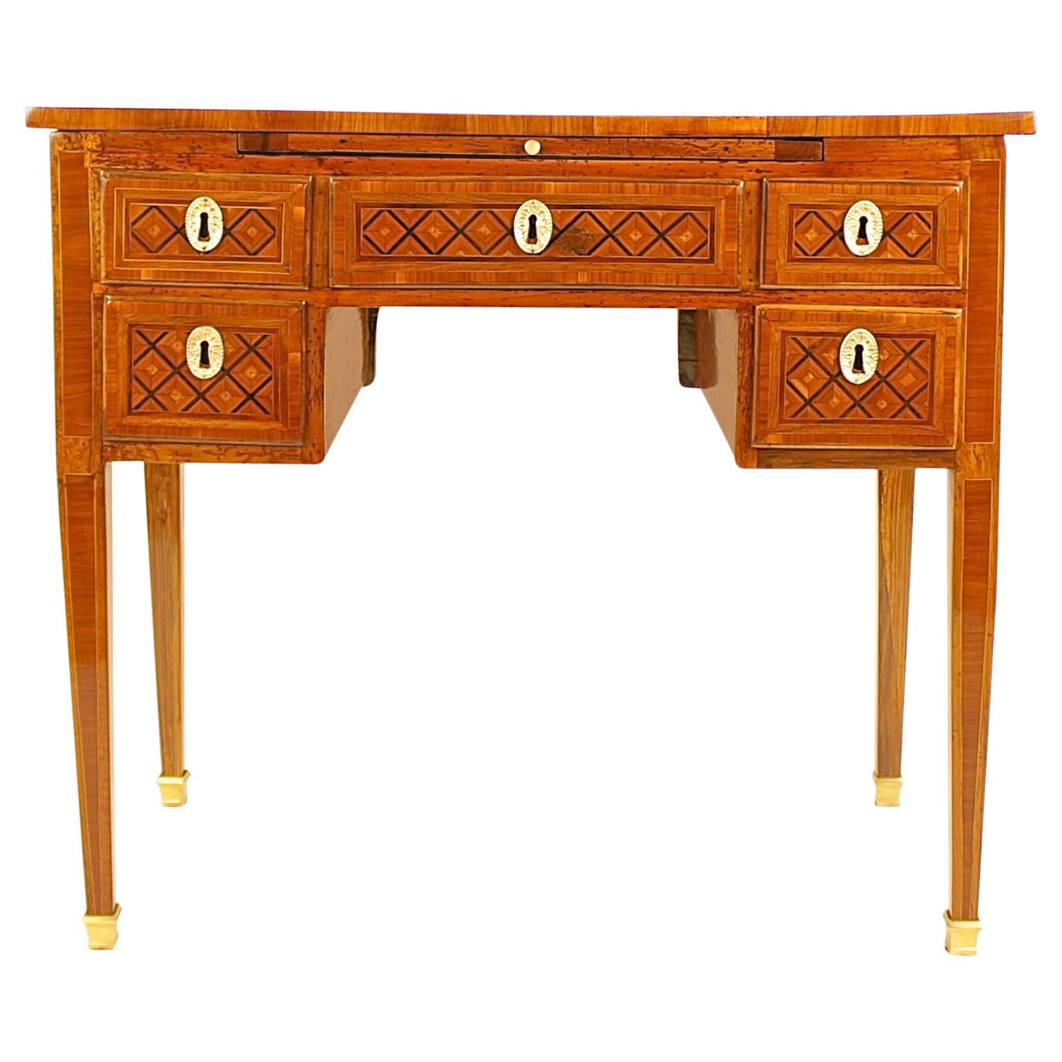 Late 18th Century French Marquetry Desk, in the manner of J.Birckle 1734-1803