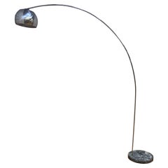 Modernist Arc Lamp with Marble Base