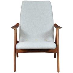 Mid-Century Dutch Low Back Armchair