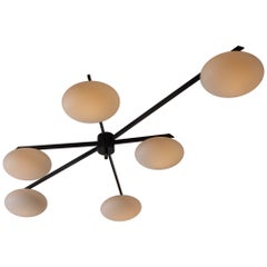 'Sei Lune' Ceiling Light by Angelo Lelii for Arredoluce