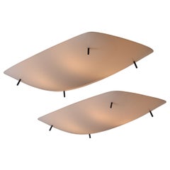 Single Model 3032/F Flush Mount by Gino Sarfatti for Arteluce