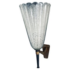 Italienische Design-Wandleuchte aus Kunstglas von Barovier&Toso aus den 1950er Jahren