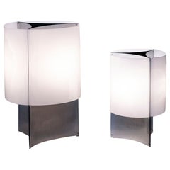 Midcentury pair of lamps 526 model G and P by Massimo Vignelli for Arteluce