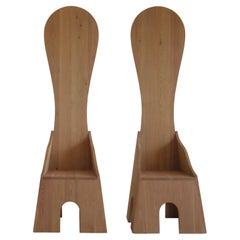 PAIR of 'Fratina' Chairs by Mario CEROLI, 1972 SIGNED