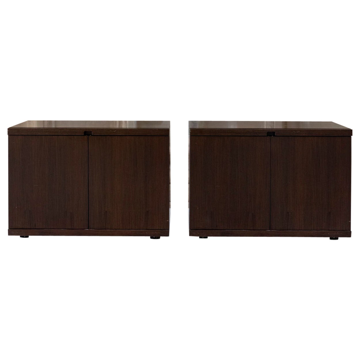 Midcentury pair of sideboards MB 55 designed by Vico Magistretti for Poggi Pavia