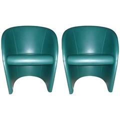 Pair of Armchairs Poltrona Frau Internist - Design by Lella and Massimo Vignelli