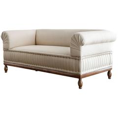Contemporary Brampton Sofa Pleated, Custom and Made to Order by Dmitriy & Co 11