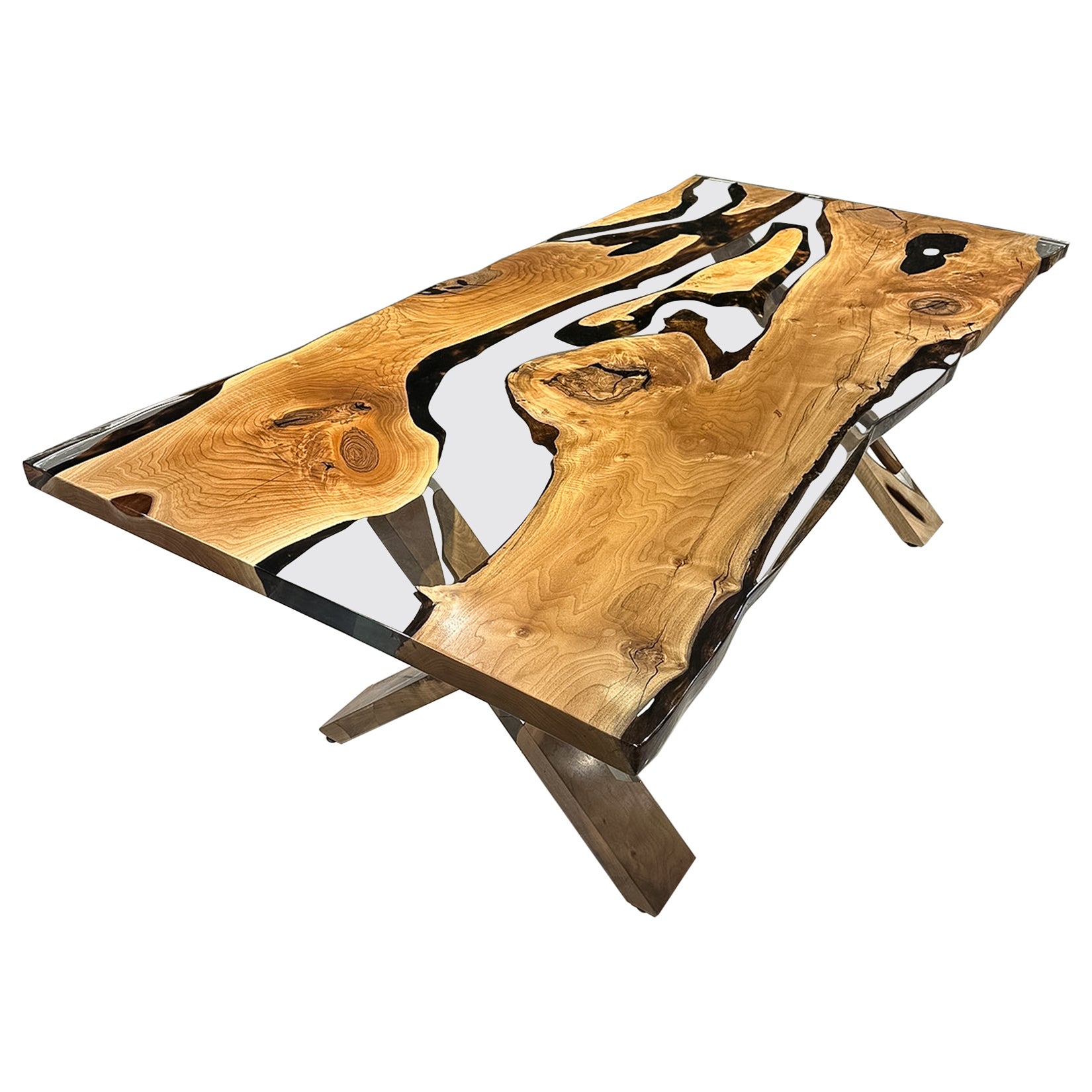 Table en bois de noyer époxy sur mesure

Cette superbe table est fabriquée en bois de noyer. La beauté unique des courbes naturelles du bois de noyer combinées à l'époxy bleu se retrouve dans cette table.

Tous les bois ont leur propre forme
