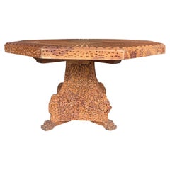 20th Century Italian Modern Vintage Beechwood Dining Room Table by Urano Palma