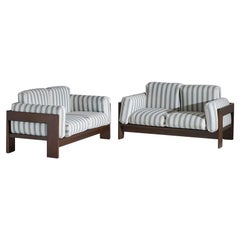 Afra & Tobia Scarpa, Pair of 'model Bastian' sofas