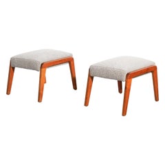 Italian, Pair of ottomans