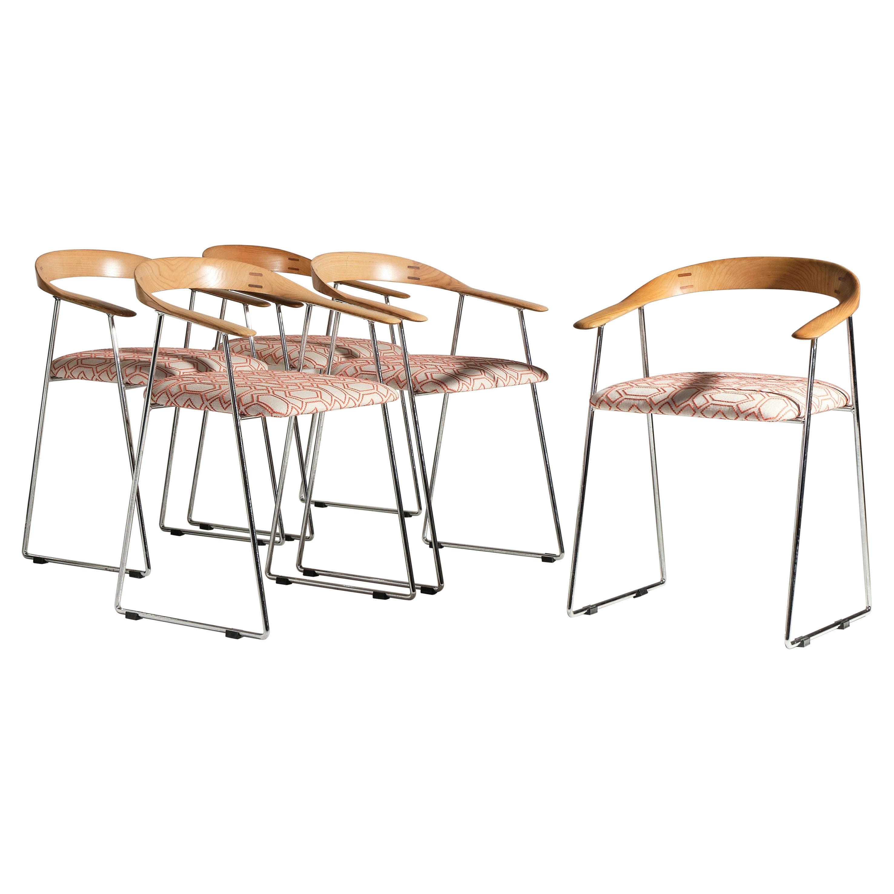 Danish, Set of five chairs