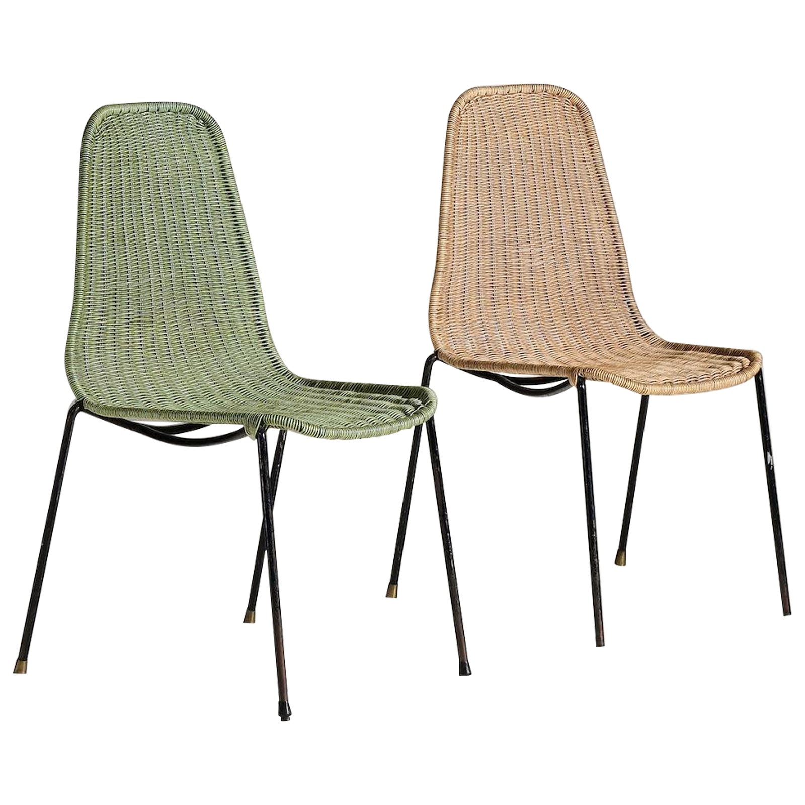 Mario Rinaldi, Pair of ‘Lumi’ chairs For Sale