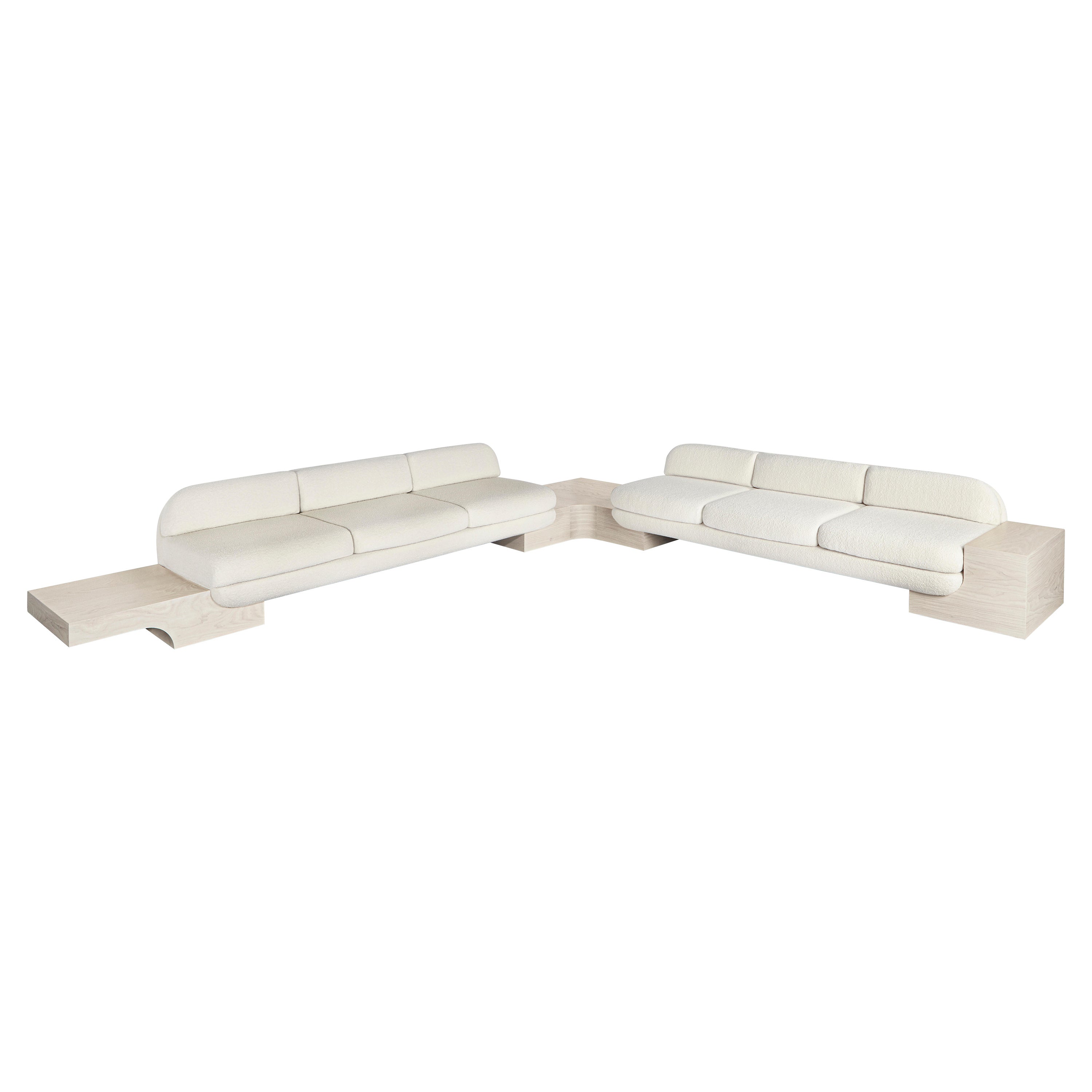 Lee Broom - White Street Sofa For Sale