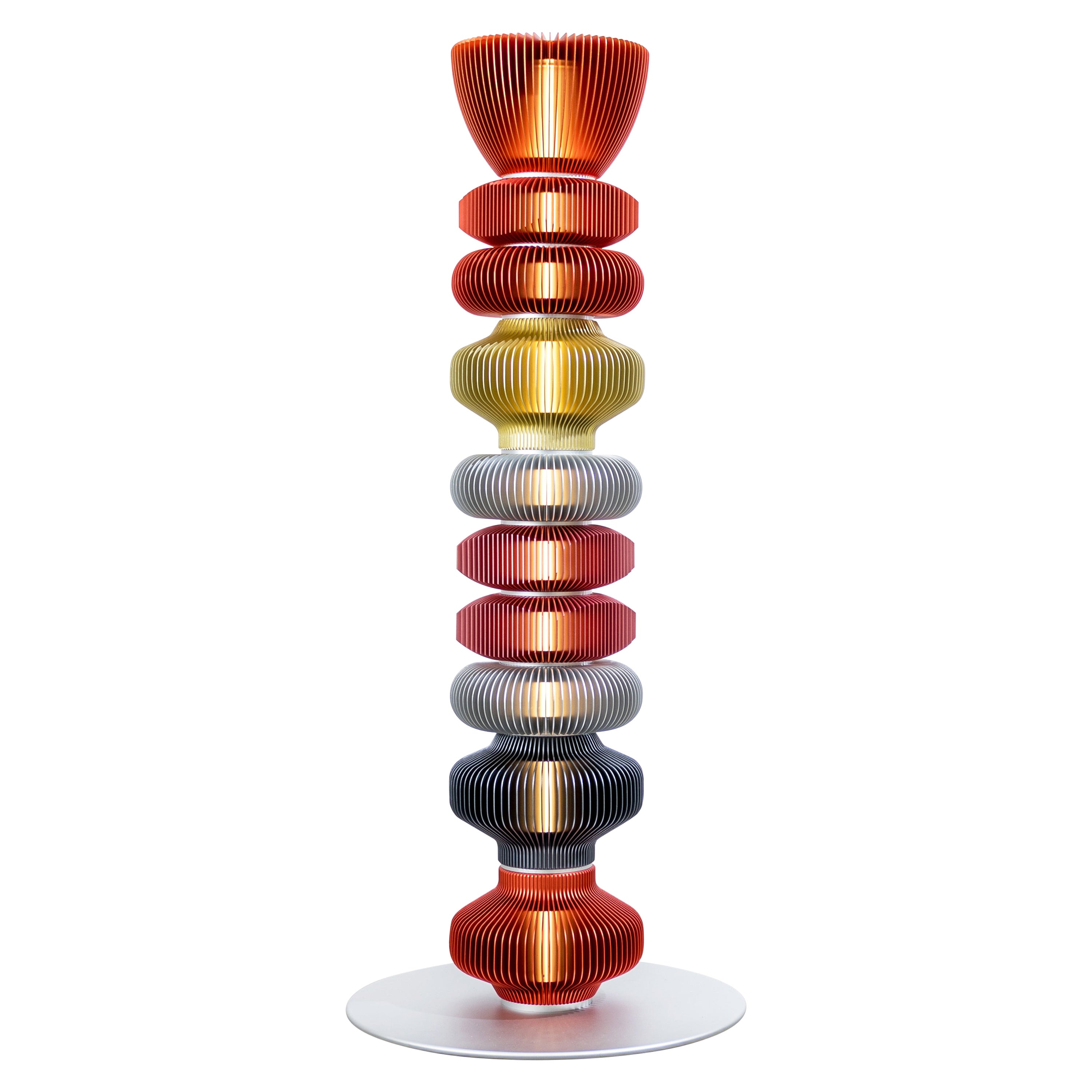 TOTEM-16 by Michael Young, Lámpara de pie de diseño contemporáneo