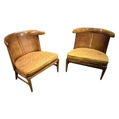 Pair of Tomlinson Bullhorn Slipper Chairs by John Lubberts and Lambert Muller