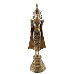 Large Standing Buddha, Bronze