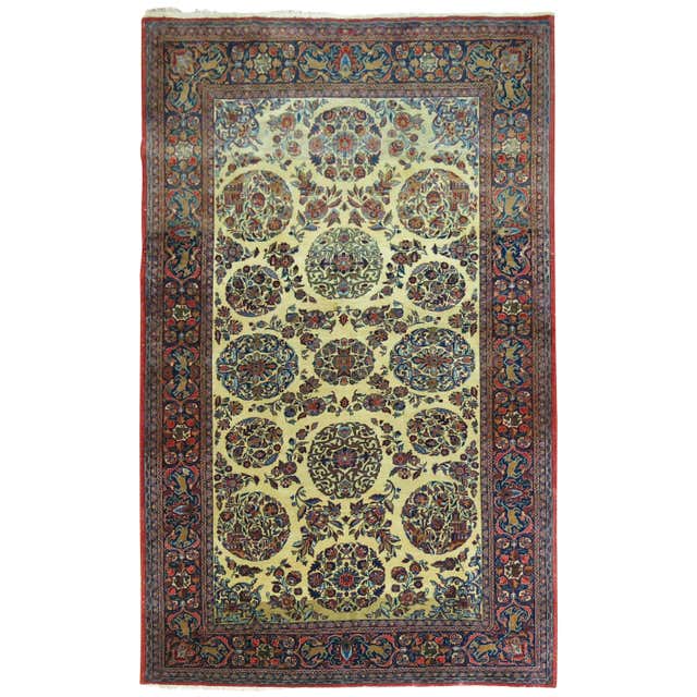 Israeli Rugs Gorgeous Antique Marbediah Israeli Carpet with Animal Motif. For Sale ...